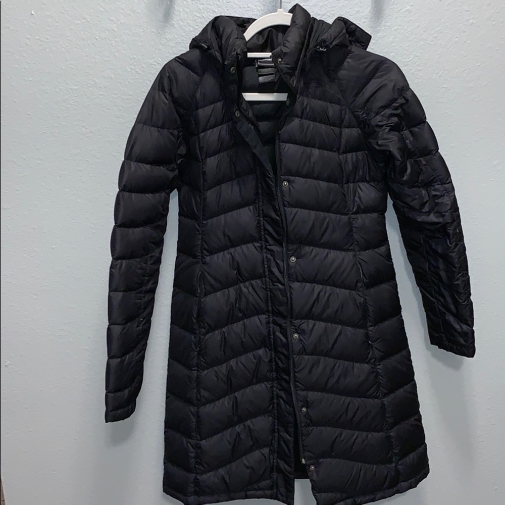 Northface long trench coat.